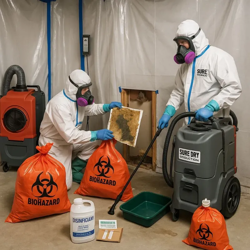Contaminated Water Handling Protocols process in North Crossett, AR
